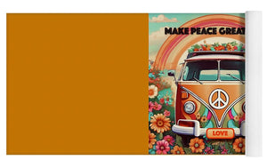 MAKE PEACE GREAT AGAIN - Vintage Love Van - Yoga Mat