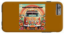 MAKE PEACE GREAT AGAIN - Vintage Love Van - Phone Case