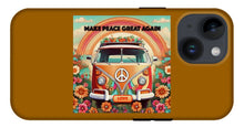 MAKE PEACE GREAT AGAIN - Vintage Love Van - Phone Case