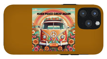 MAKE PEACE GREAT AGAIN - Vintage Love Van - Phone Case