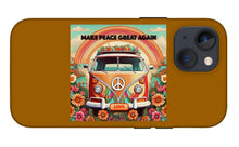 MAKE PEACE GREAT AGAIN - Vintage Love Van - Phone Case