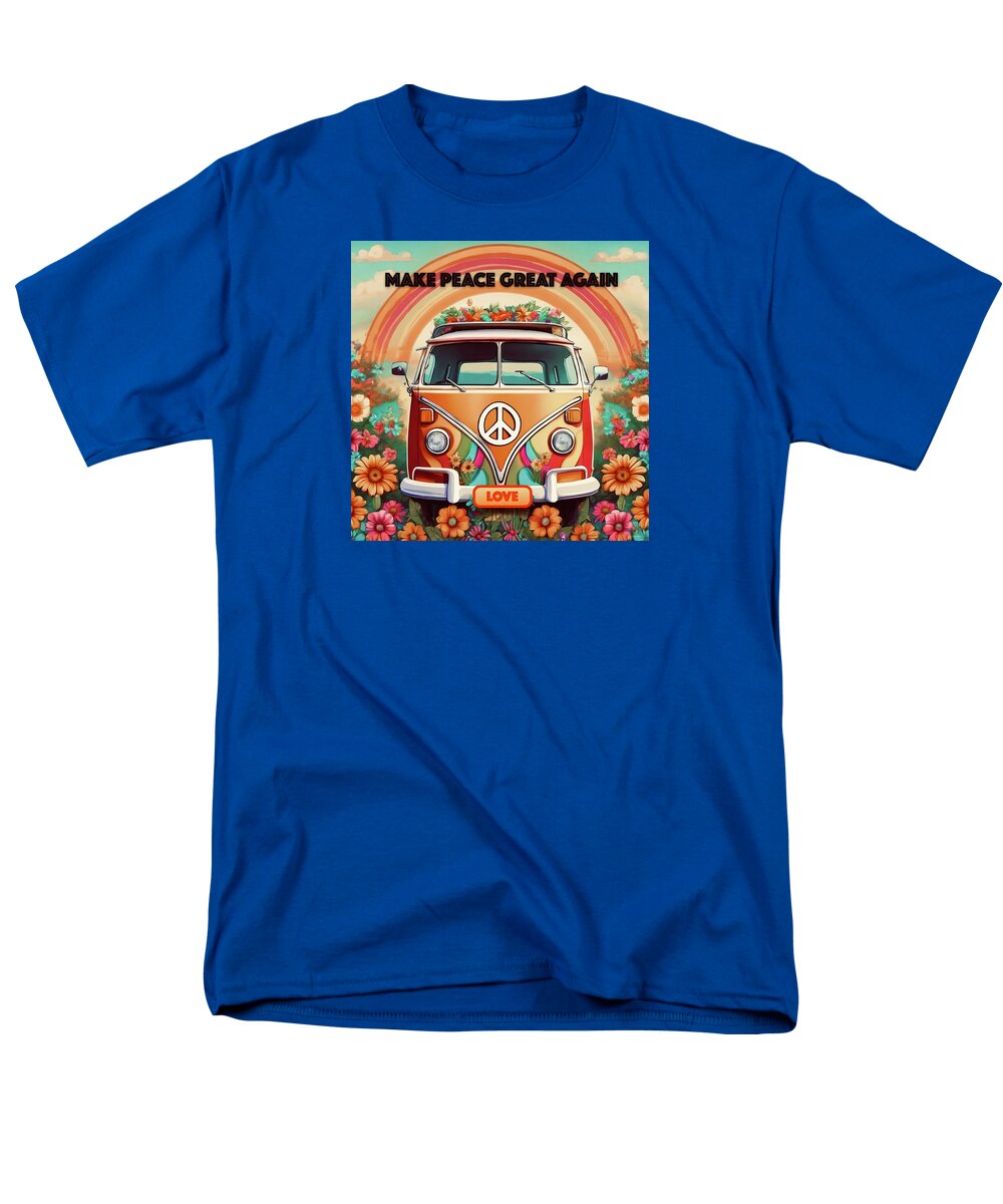 MAKE PEACE GREAT AGAIN - Vintage Love Van - Men's T-Shirt  (Regular Fit)