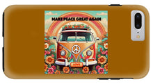 MAKE PEACE GREAT AGAIN - Vintage Love Van - Phone Case