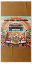 MAKE PEACE GREAT AGAIN - Vintage Love Van - Beach Towel