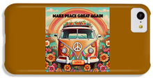 MAKE PEACE GREAT AGAIN - Vintage Love Van - Phone Case