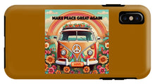 MAKE PEACE GREAT AGAIN - Vintage Love Van - Phone Case