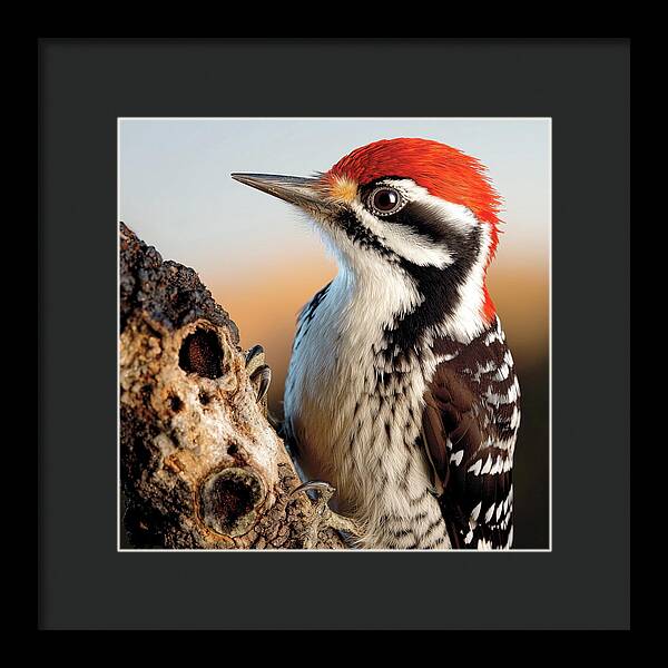 Woodpecker - Framed Print