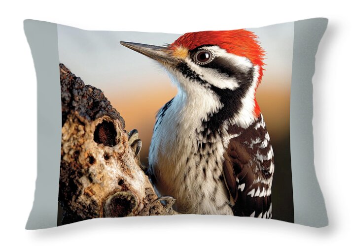 Woodpecker - Throw Pillow