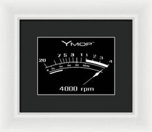 YMop 4000 rpm - Framed Print