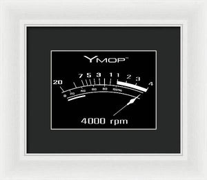 YMop 4000 rpm - Framed Print