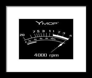 YMop 4000 rpm - Framed Print