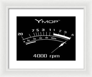 YMop 4000 rpm - Framed Print