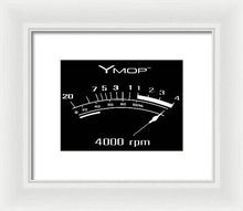 YMop 4000 rpm - Framed Print