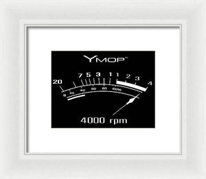 YMop 4000 rpm - Framed Print