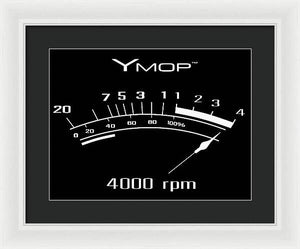 YMop 4000 rpm - Framed Print