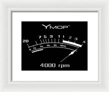 YMop 4000 rpm - Framed Print