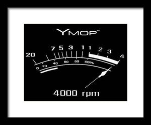 YMop 4000 rpm - Framed Print