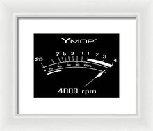 YMop 4000 rpm - Framed Print