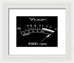 YMop 4000 rpm - Framed Print